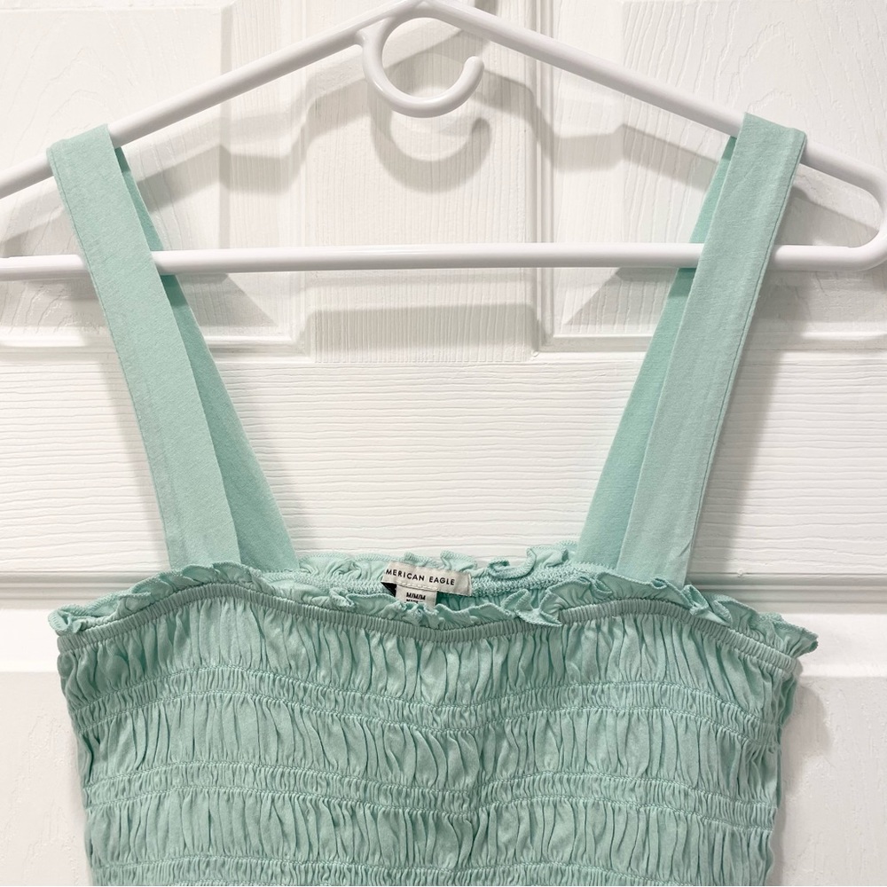 American Eagle Outfitters Smocked Tank Top - Picture 3 of 8